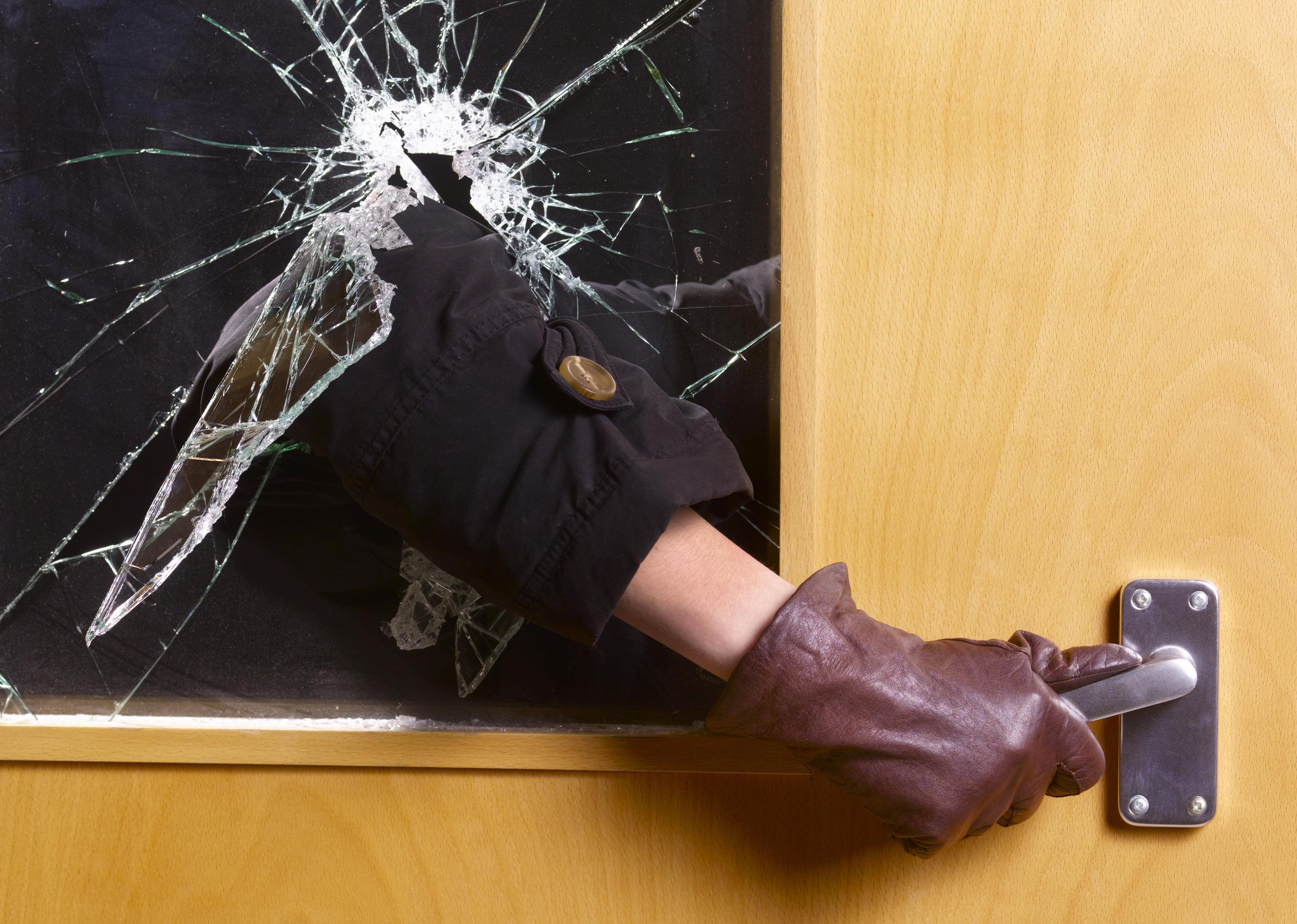 Criminal breaking an entering home office