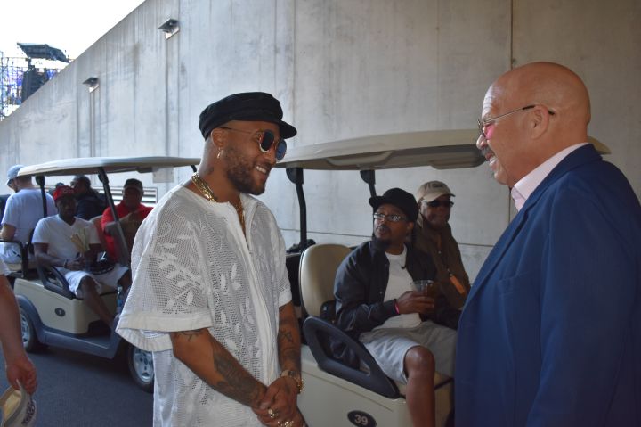 Tom Joyner at the Cincinnati Music Festival
