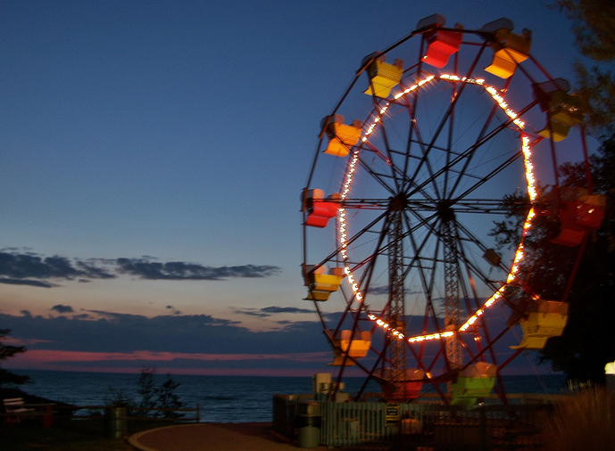 Ferris Wheel at Sunset